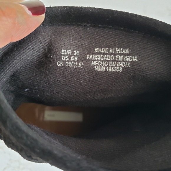 H&M Suede Wedge Boots - Picture 6 of 8